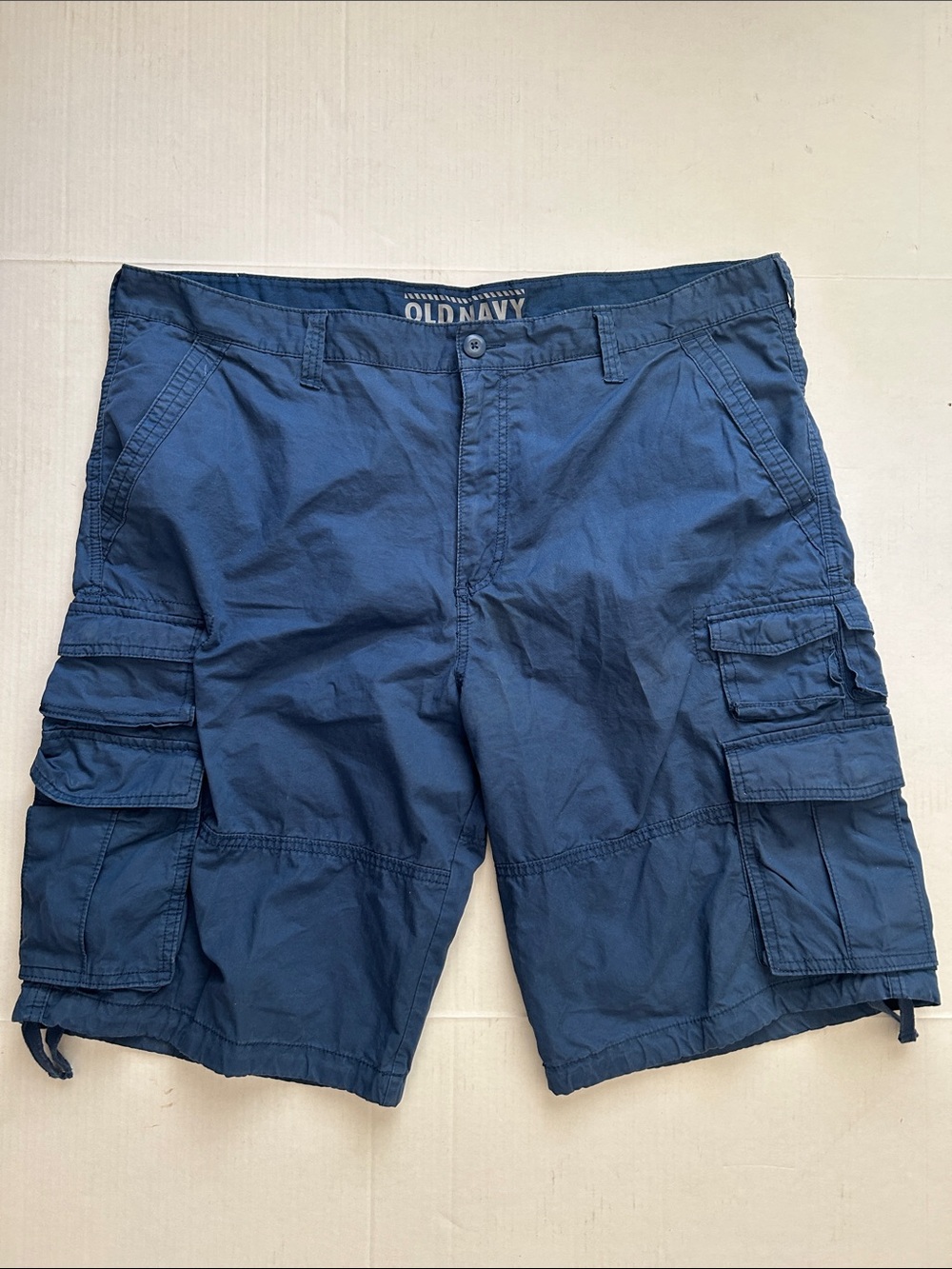 Old Navy Men's Navy Blue Cargo Shorts